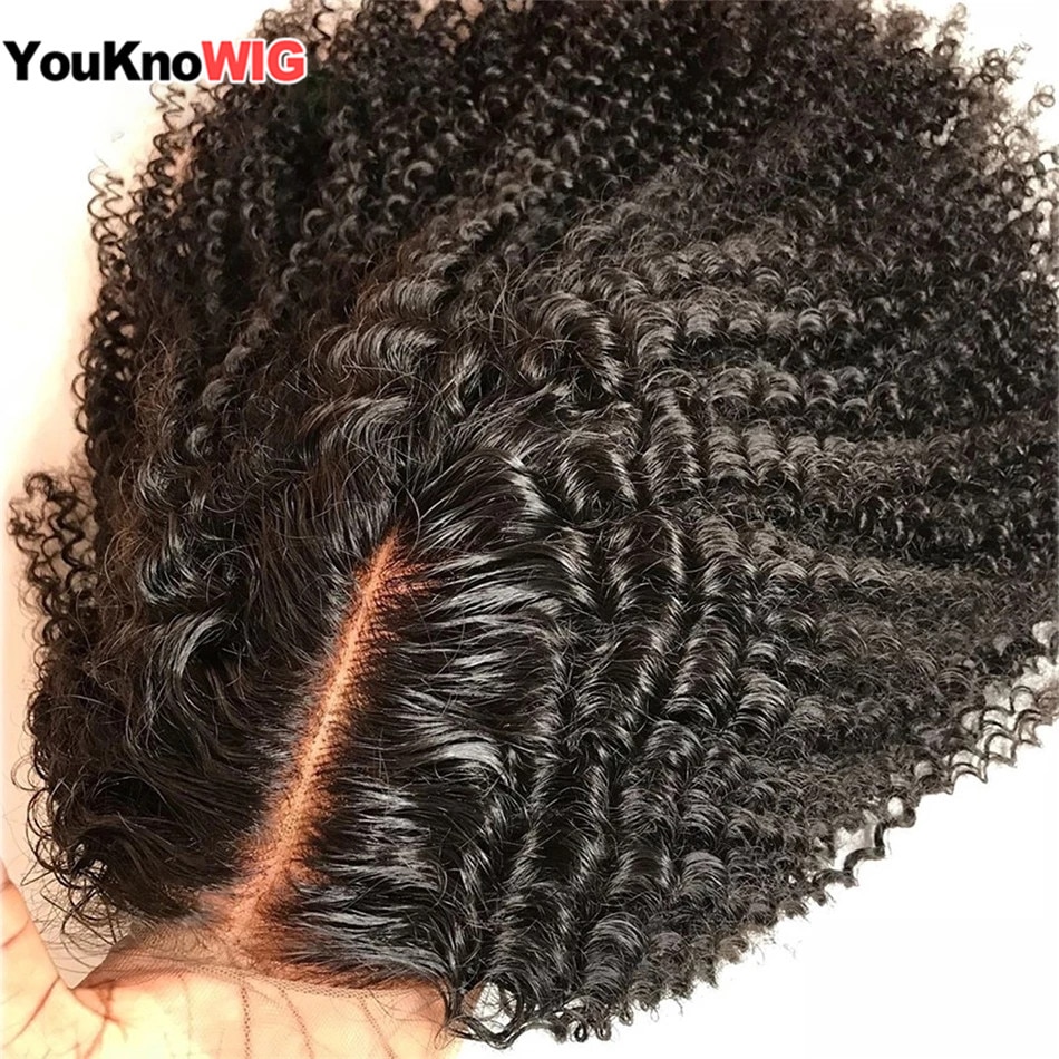 ª    Afro Kinky Curly perruque cheveux h..